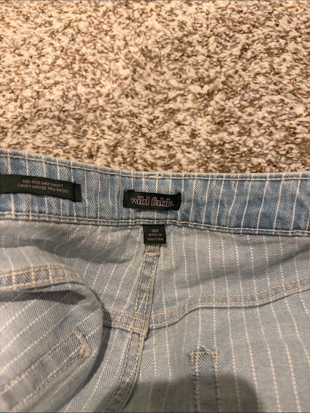 Wild Fable Jean Shorts 16R - Picture 4 of 5